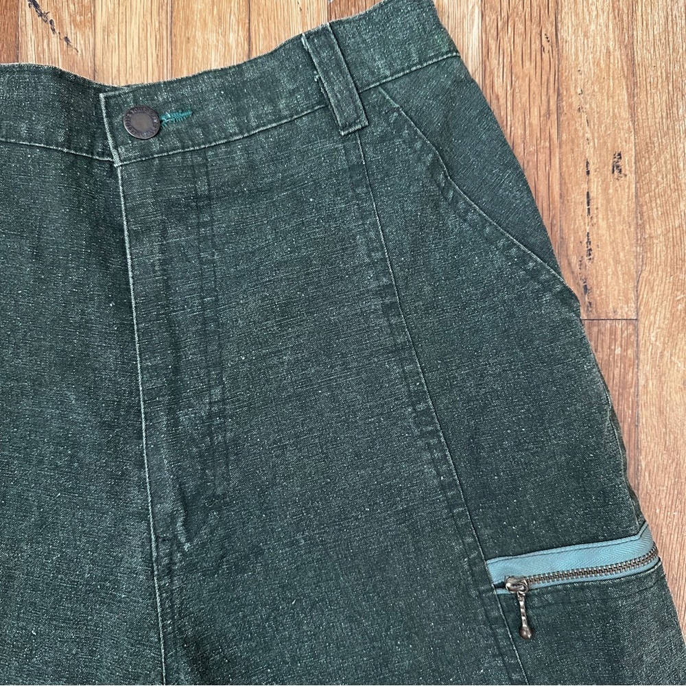 RARE VINTAGE boys army green cargo pants - Picture 8 of 8